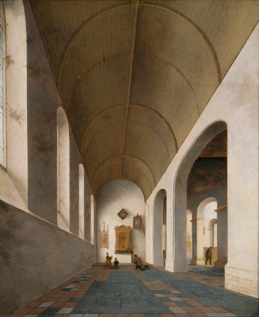 Antonius kapell i Janskerk, Utrecht, 1645 av Pieter Saenredam