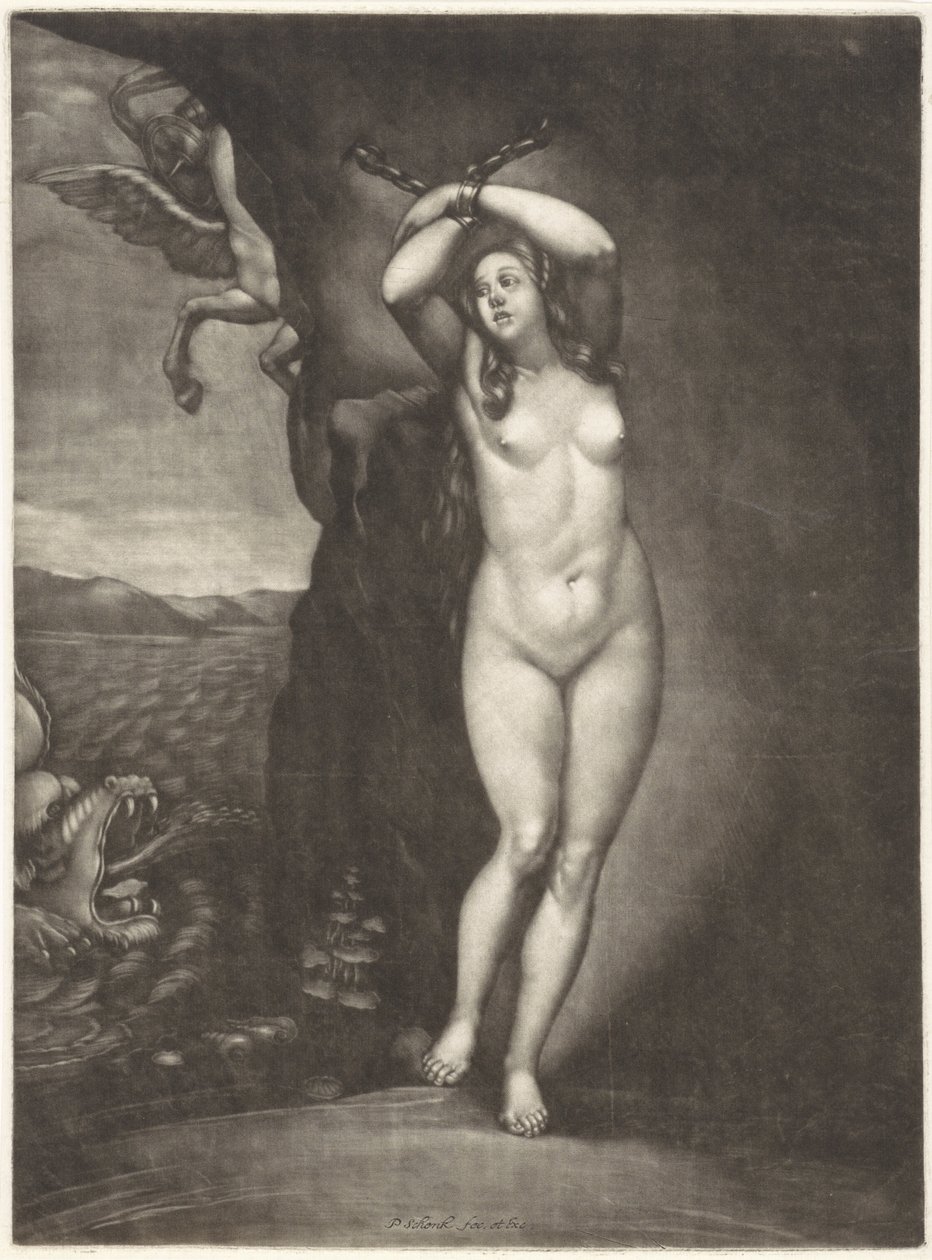 Andromeda kedjad vid klippan av Pieter Schenk (I)