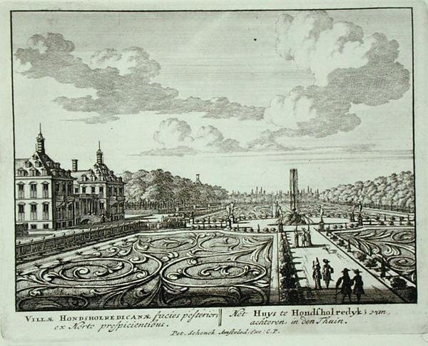 Trädgården vid Honsholredyk, från 