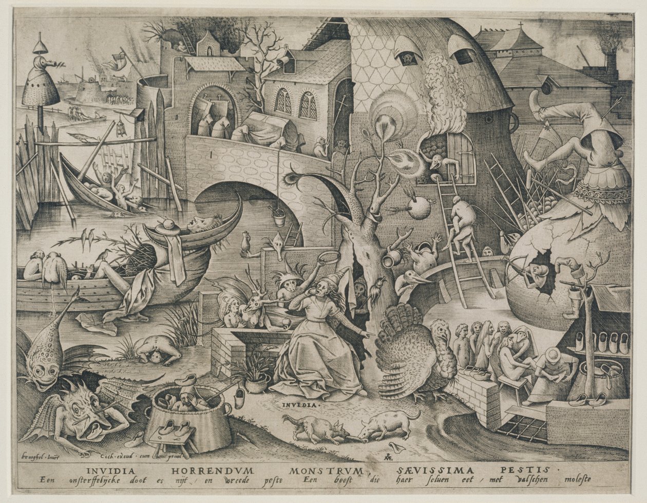 Svartsjuka av Pieter Bruegel the Elder