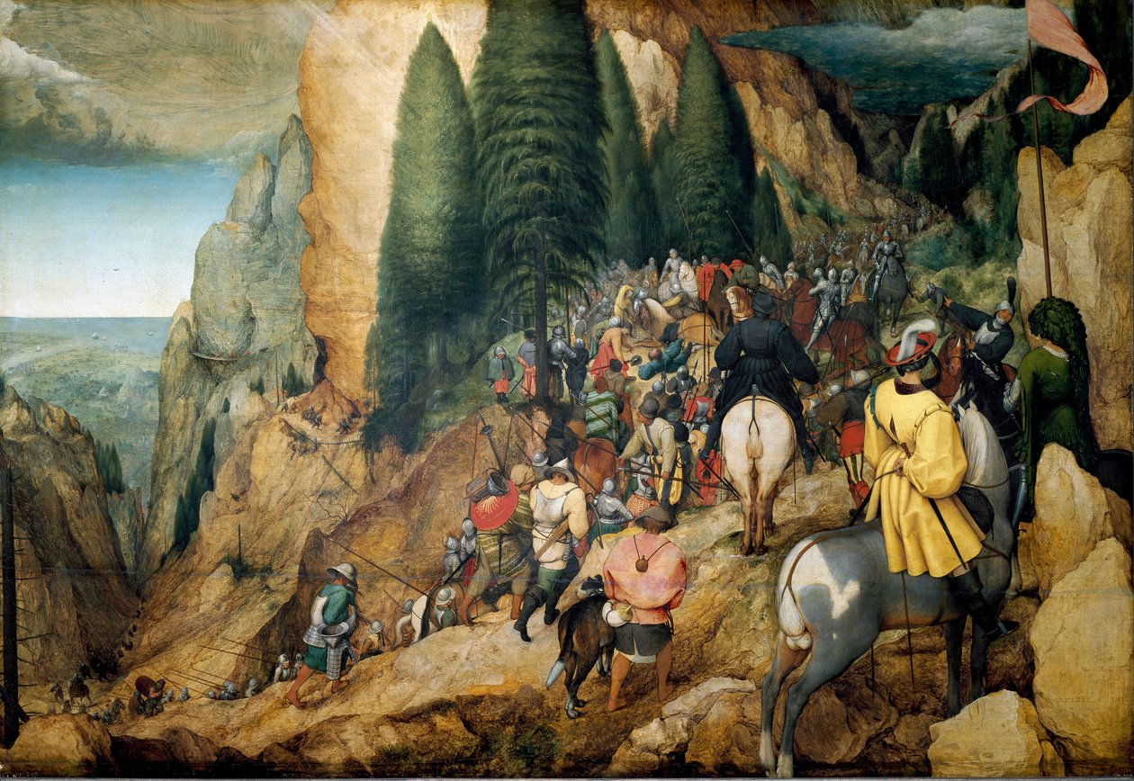 The Conversion of Saint Paul Painting av Pieter Bruegel den Gamle (eller Pierre Bruegel eller Pieter Bruegel eller Brueghel av Pieter Bruegel the Elder