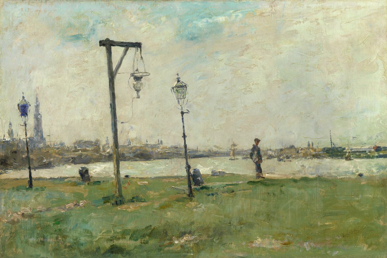 Antwerpen (olja på duk) av Pieter Verhaert