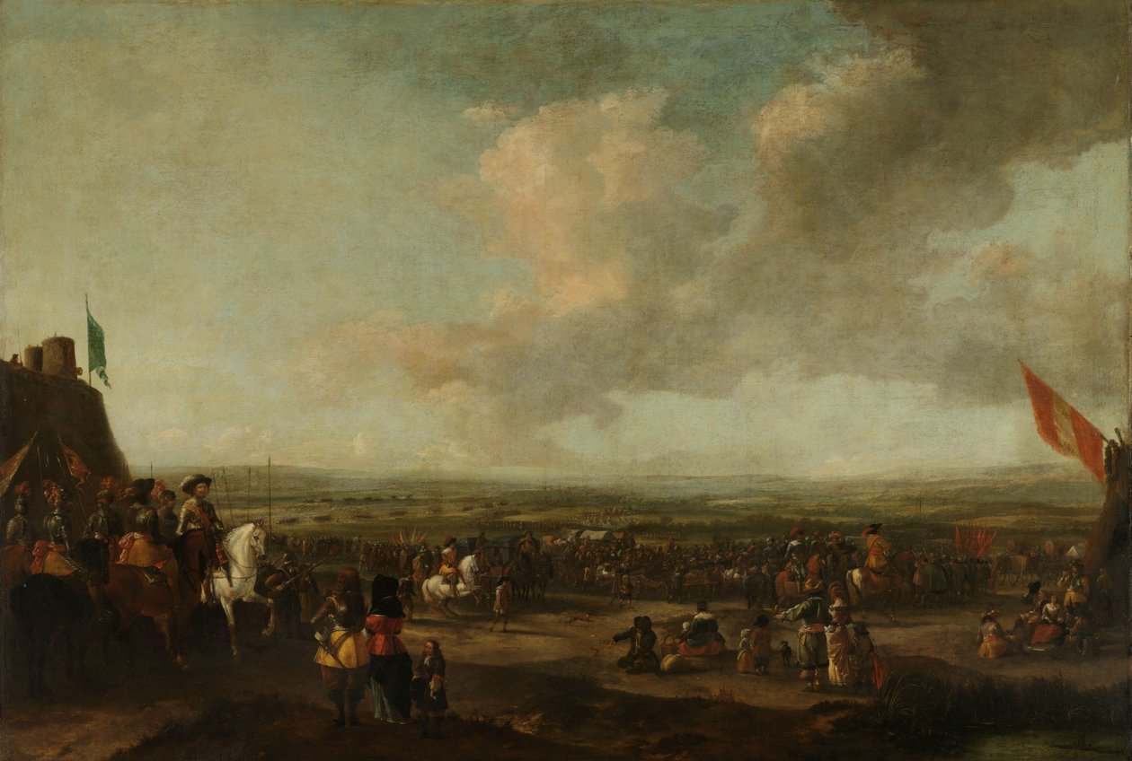 Frederick Henry vid kapitulationen av Maastricht, 22 augusti 1632 av Pieter Wouwerman (manner of)
