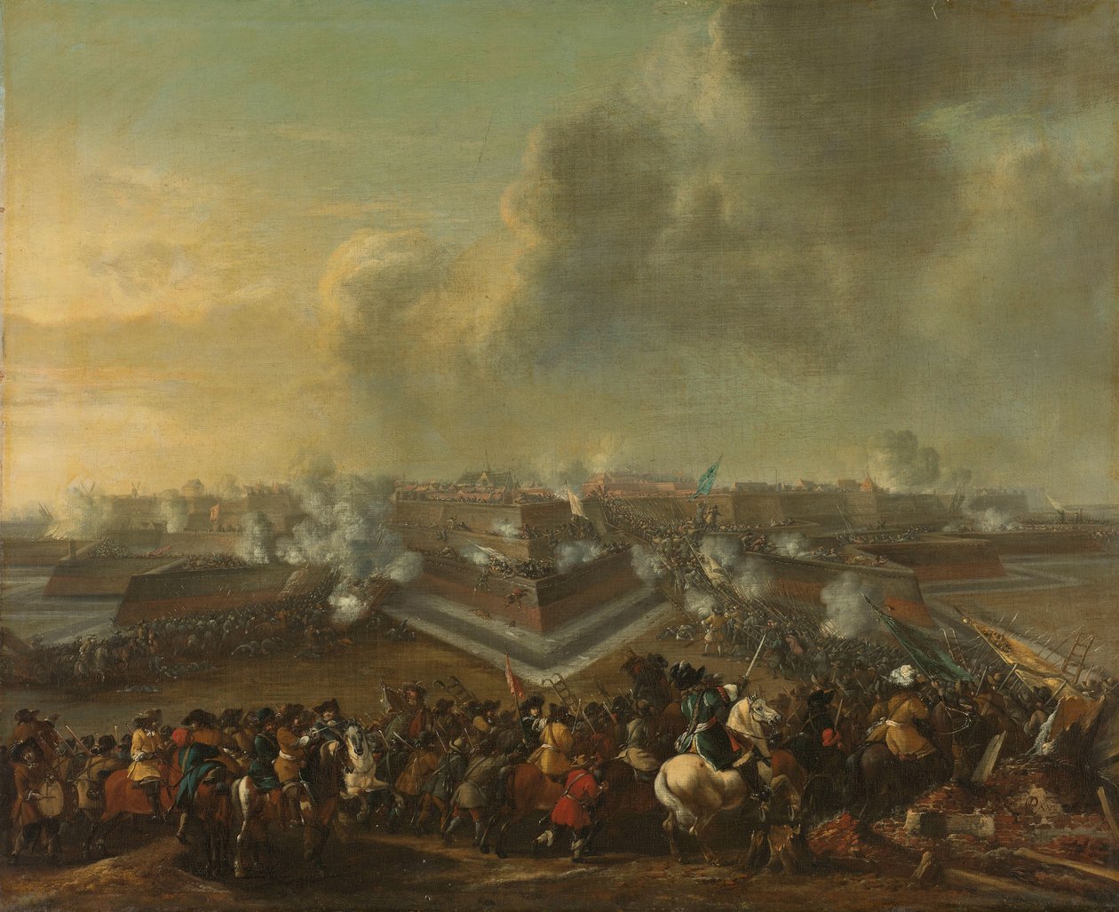 Angrepp på staden Coevorden, 30 december 1672 av Pieter Wouwerman
