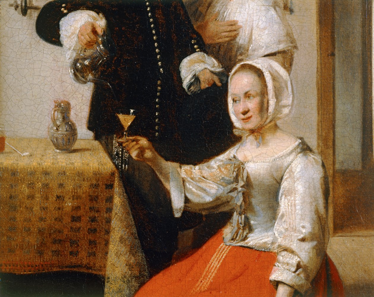 Den som dricker... av Pieter de (after) Hooch