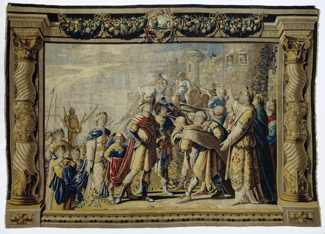 Orestes och Iphigenias hemkomst i Aulis The History of Iphigenia and Orestes (serietitel) av Pieter de Cracht