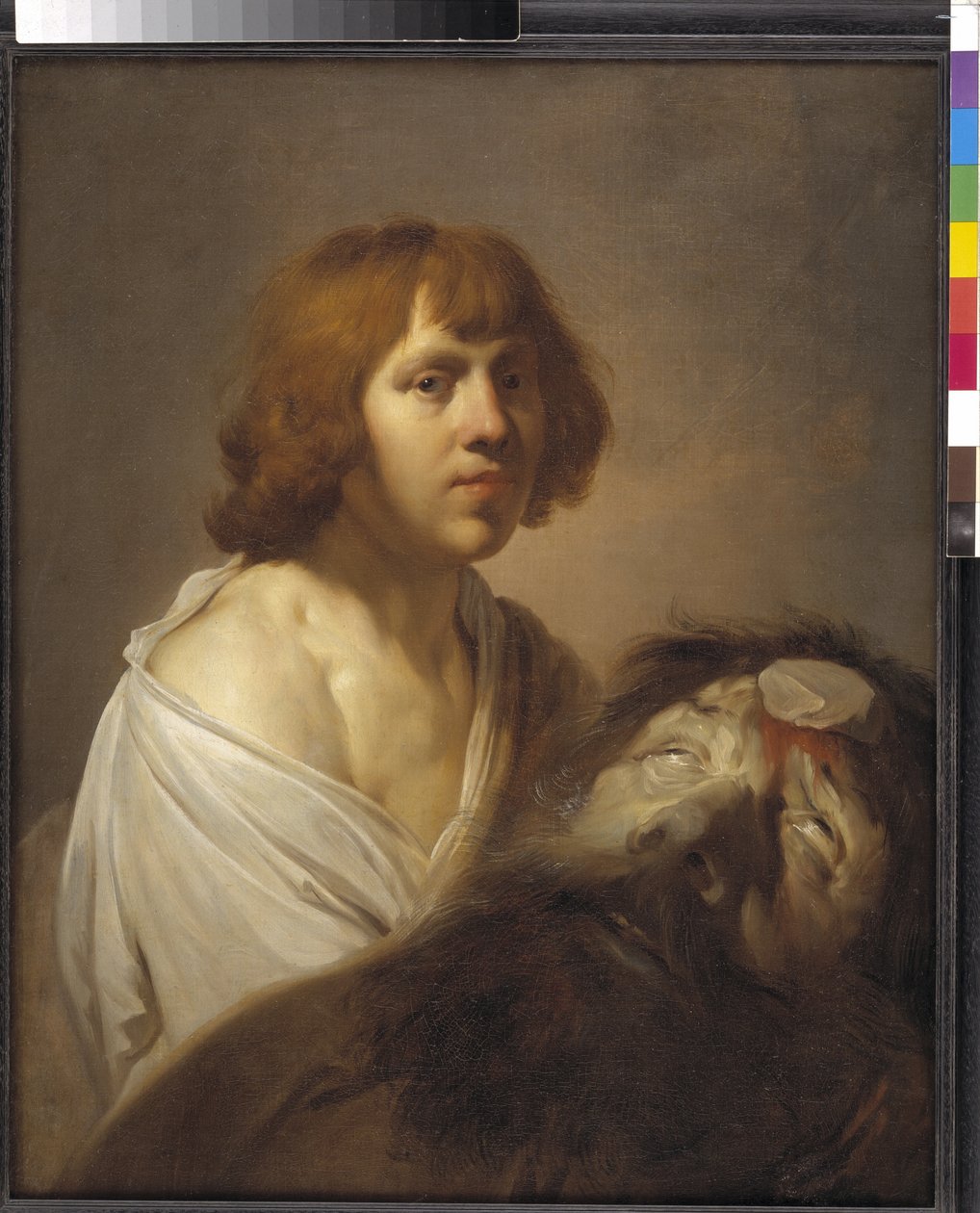David med Goliats huvud av Pieter de Grebber