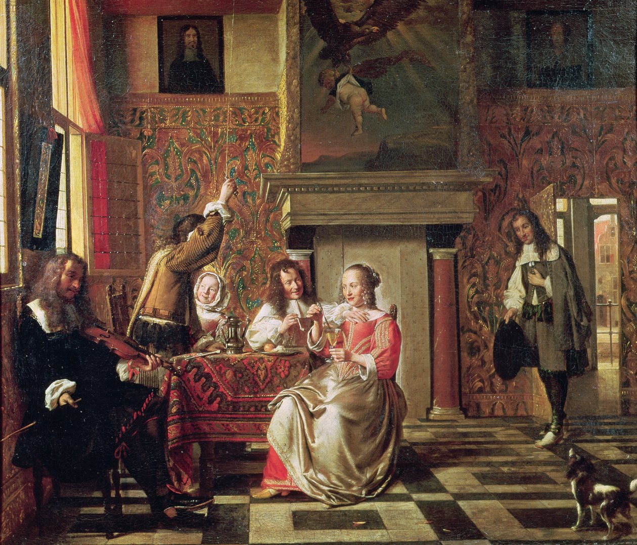Konversation av Pieter de Hooch
