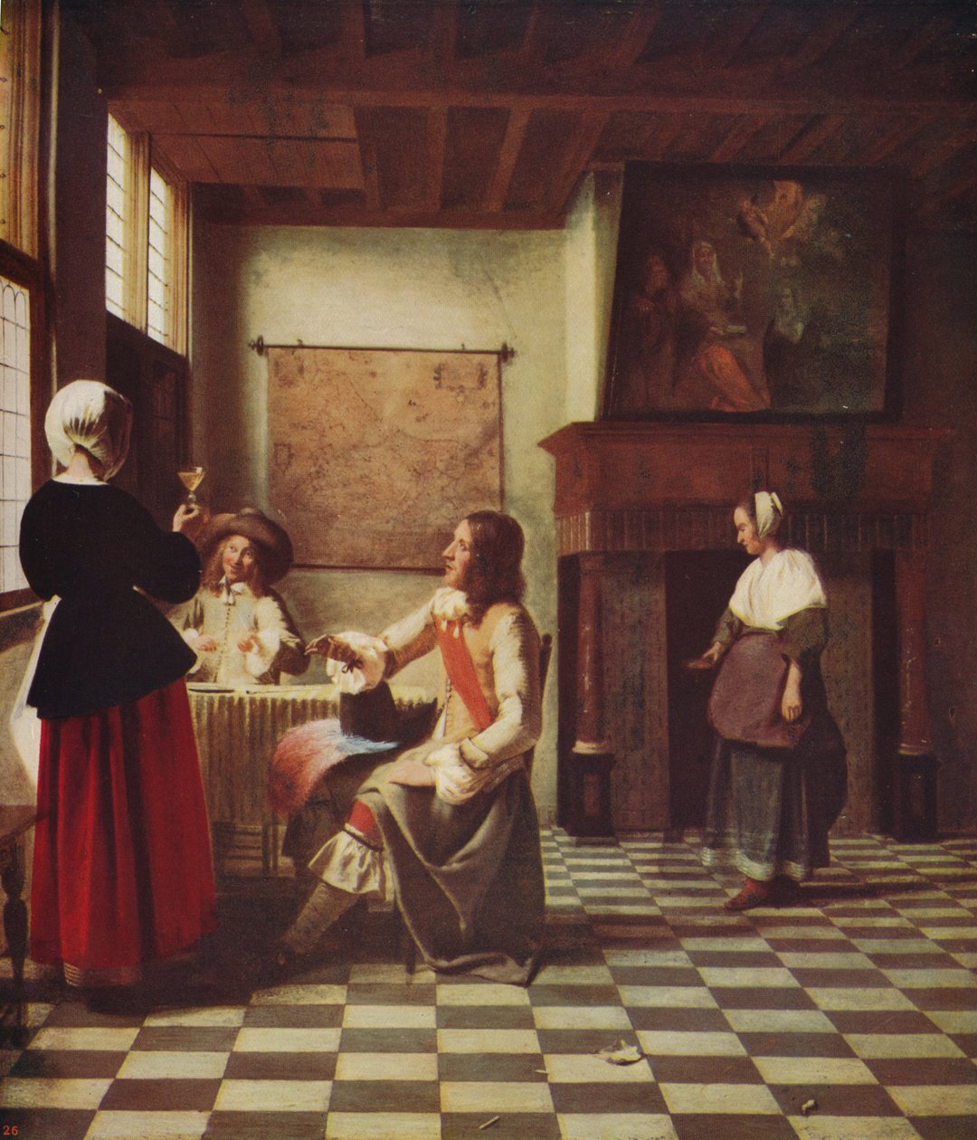 Interiör av ett holländskt hus, c1658, c1915 av Pieter de Hooch