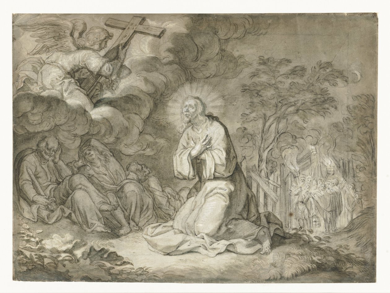 Kristus i Olivträdgården av Pieter de Jode (I)