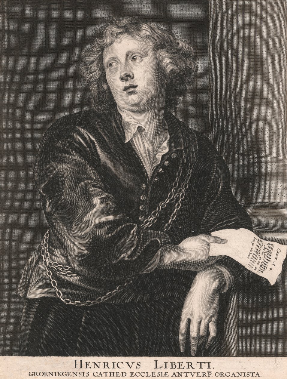 Henricus Liberti, Groeningensis domkyrka. Antwerpens kyrka Organist av Pieter de Jode