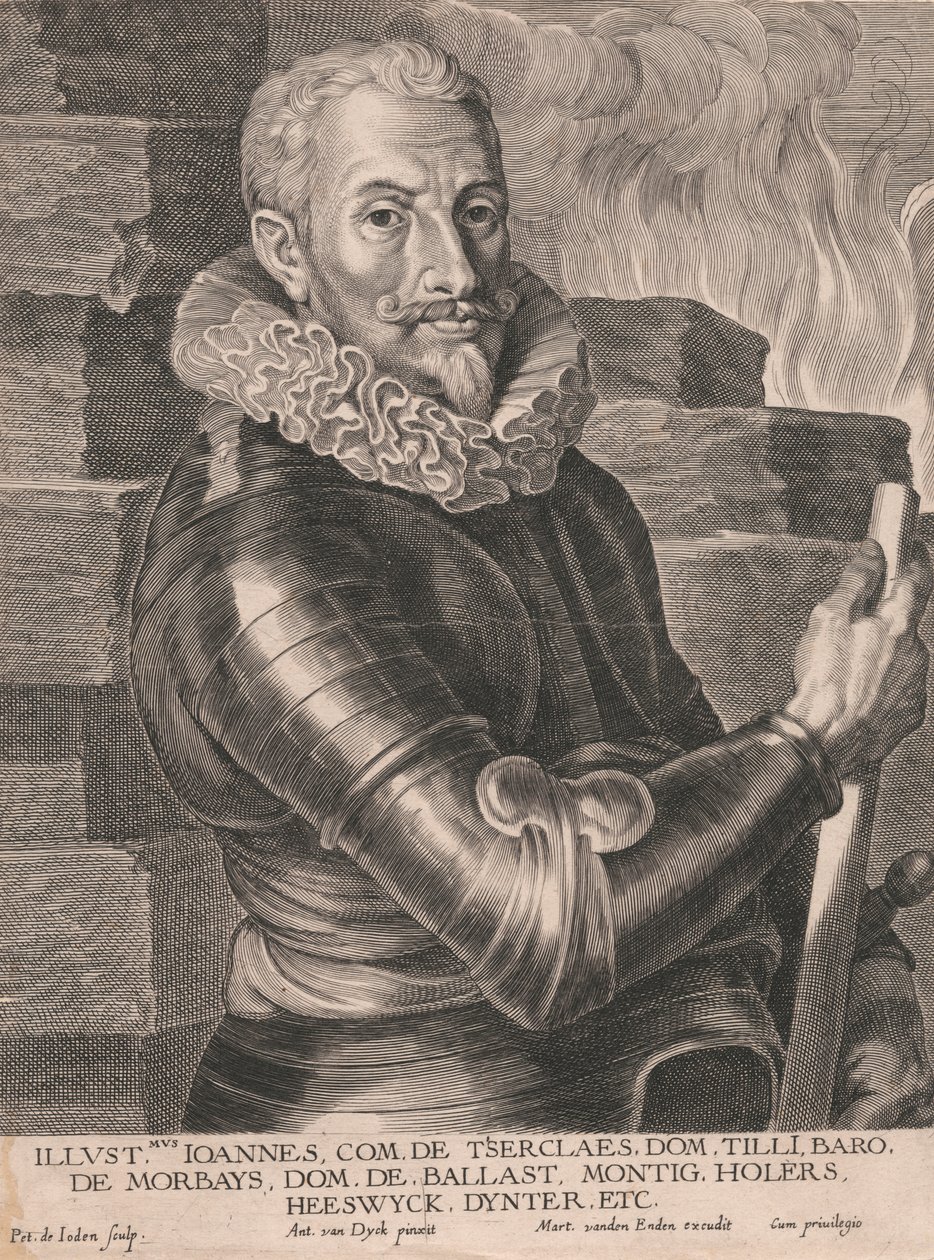Illustmus. Joannes, Com. de Tserclaes, Dom. Tilli. Baro. de Morbays, Dom, de Ballast. Montering. Hållare. Heeswijk, Dynter, etc. av Pieter de Jode
