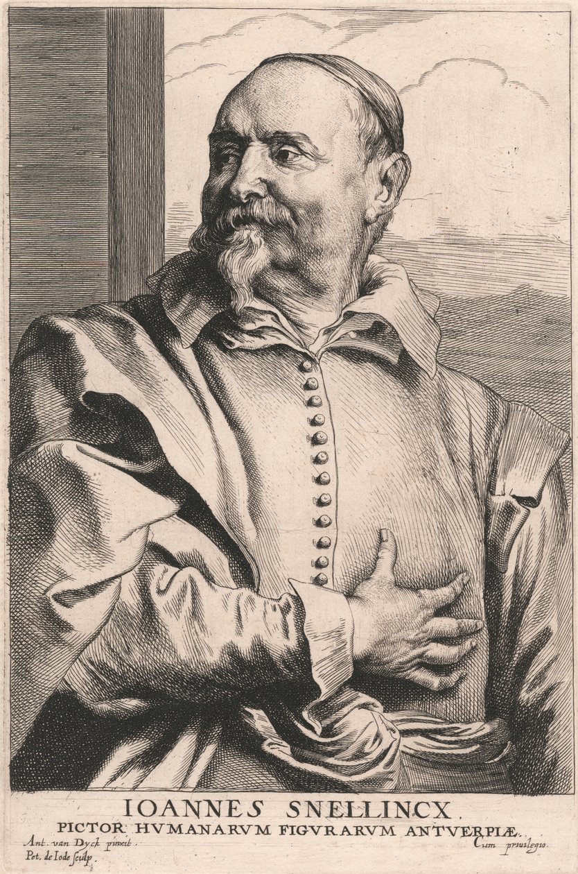 Joannes Snellincx, målare av mänskliga figurer i Antwerpen av Pieter de Jode