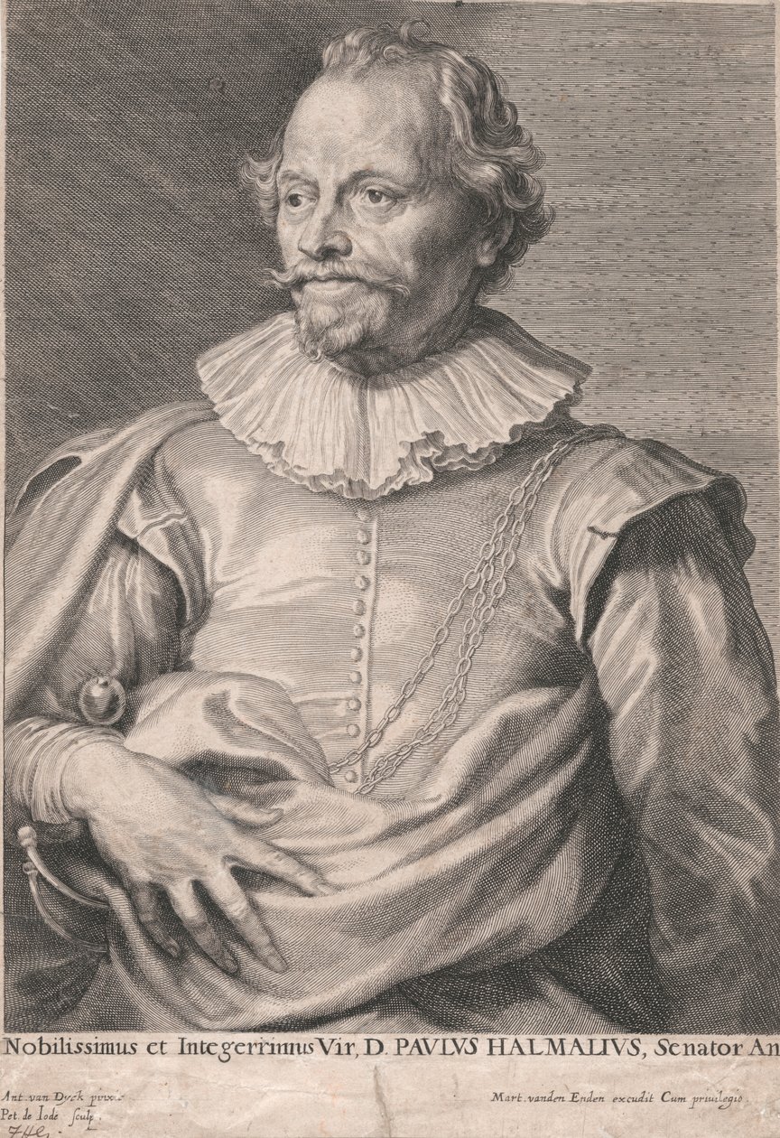 Den ädlaste och hederligaste man, D. Paulus Halmalius, senator Ant. av Pieter de Jode