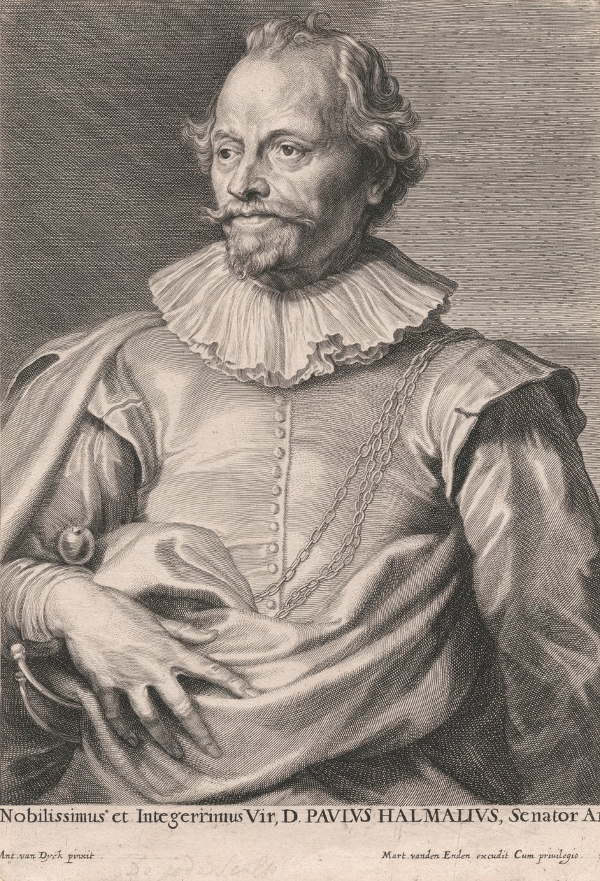 Den ädlaste och hederligaste man, D. Paulus Halmalius, senator Ant. av Pieter de Jode
