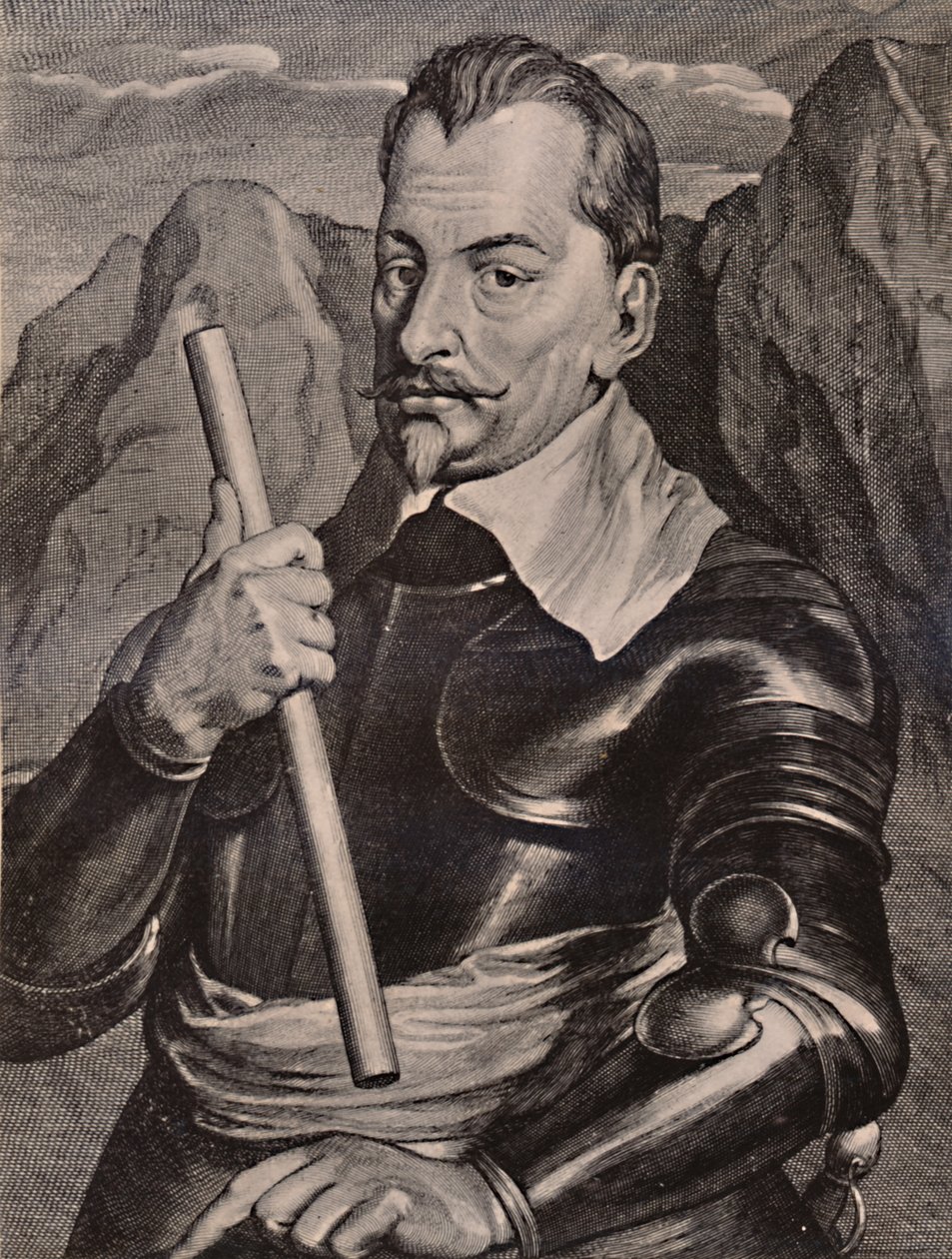 Albrecht von Wallenstein, böhmisk general, 1600-talet 1894 av Pieter de Jode II