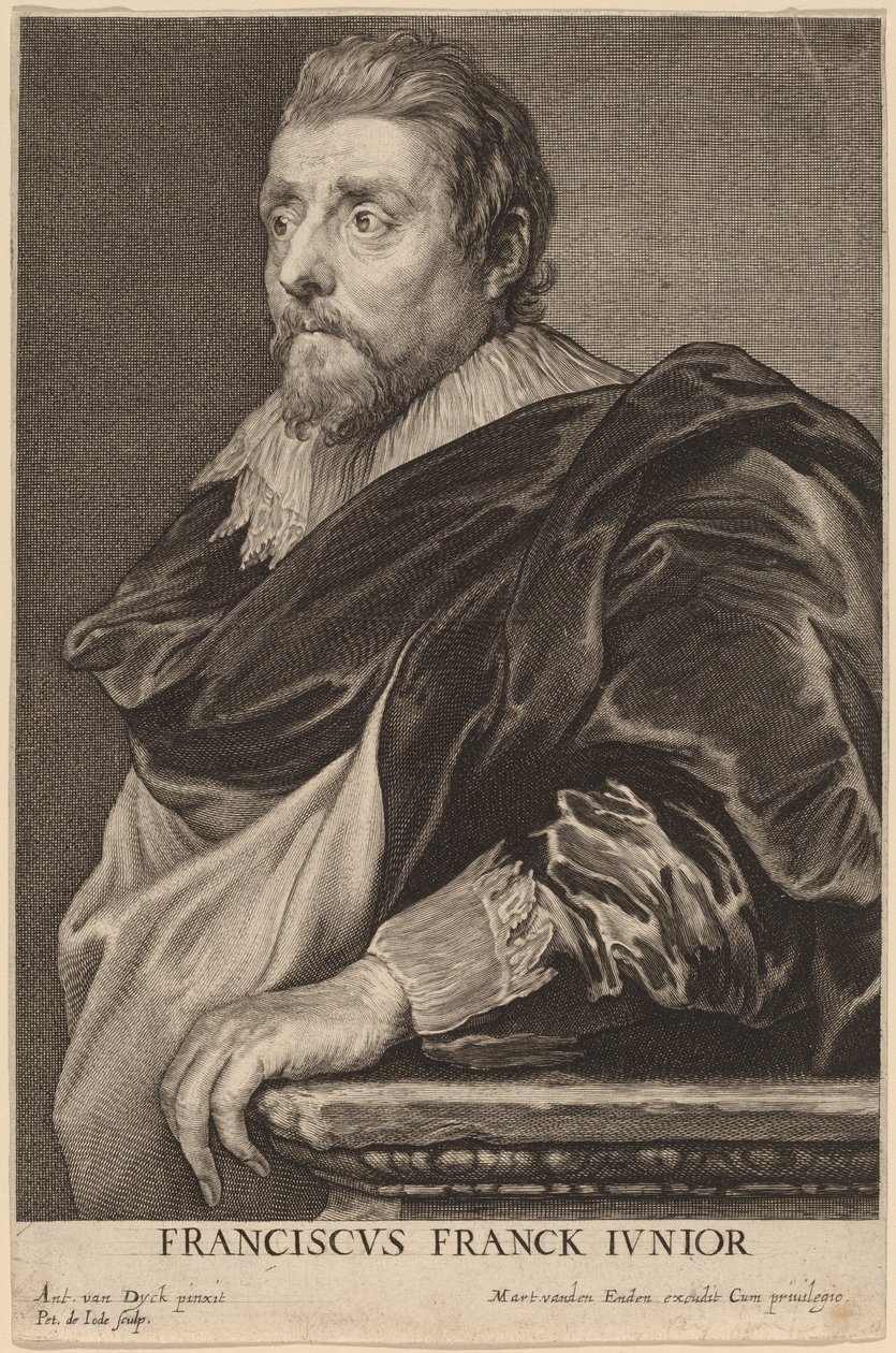 Frans Franken II av Pieter de Jode II after Sir Anthony van Dyck