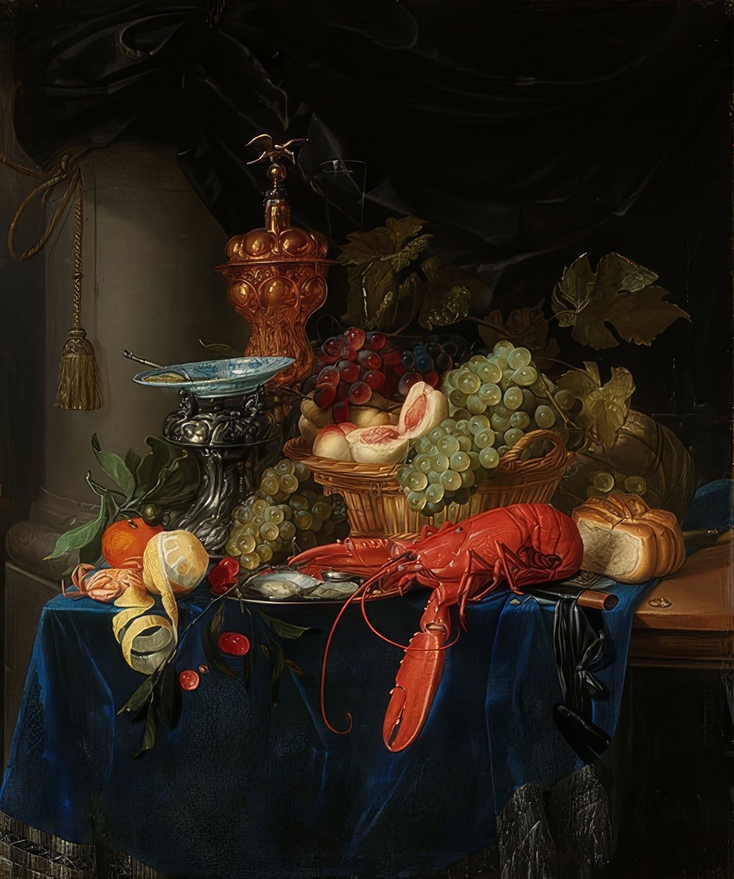 Stilleben med en gyllene bägare av Pieter de Ring