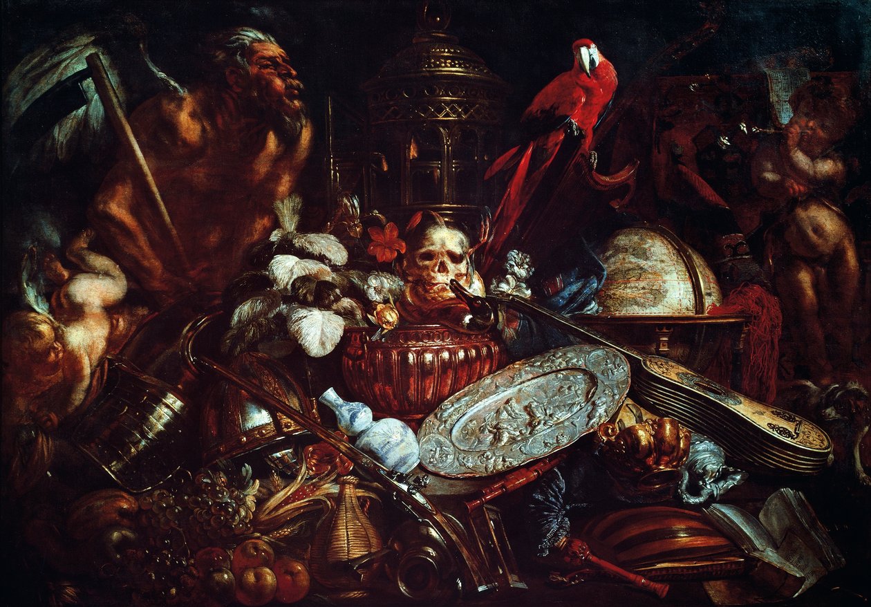Vanitas, av Pieter Boel (1622-1674), olja på duk av Pieter or Peter Boel