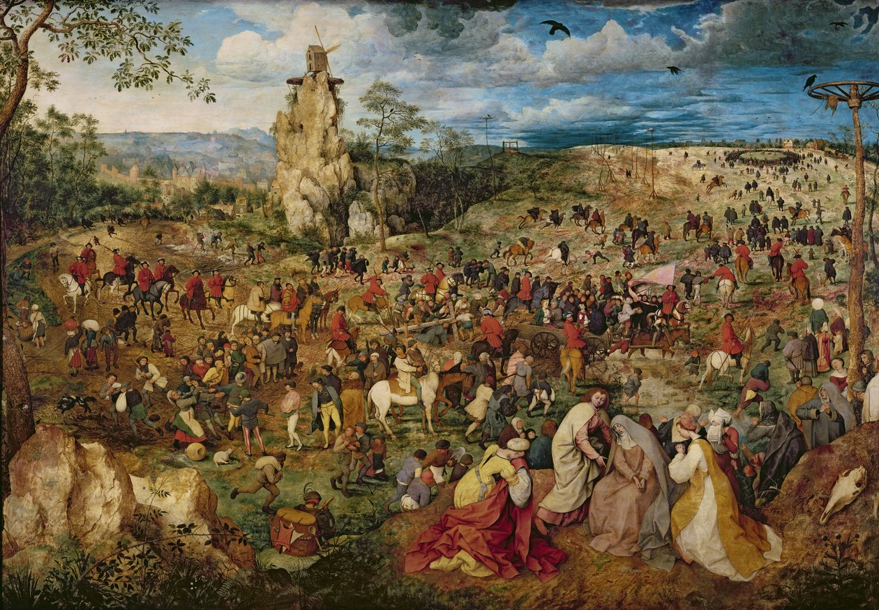Kristus bär korset av Pieter Bruegel the Elder