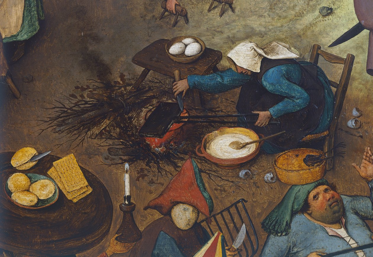 Kampen mellan karneval och fastan av Pieter Bruegel the Elder