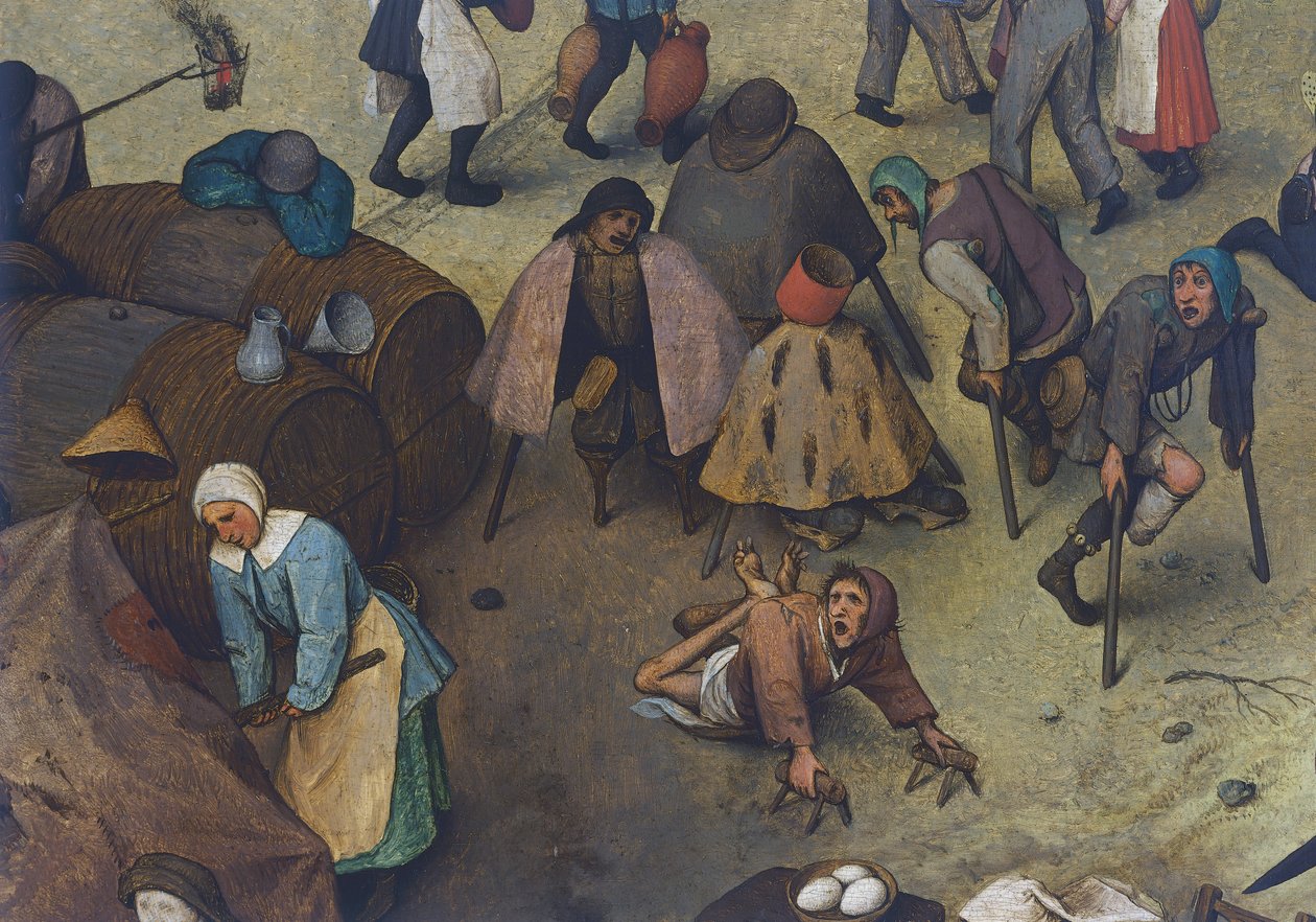 Kamp mellan karneval och fastan av Pieter Bruegel the Elder