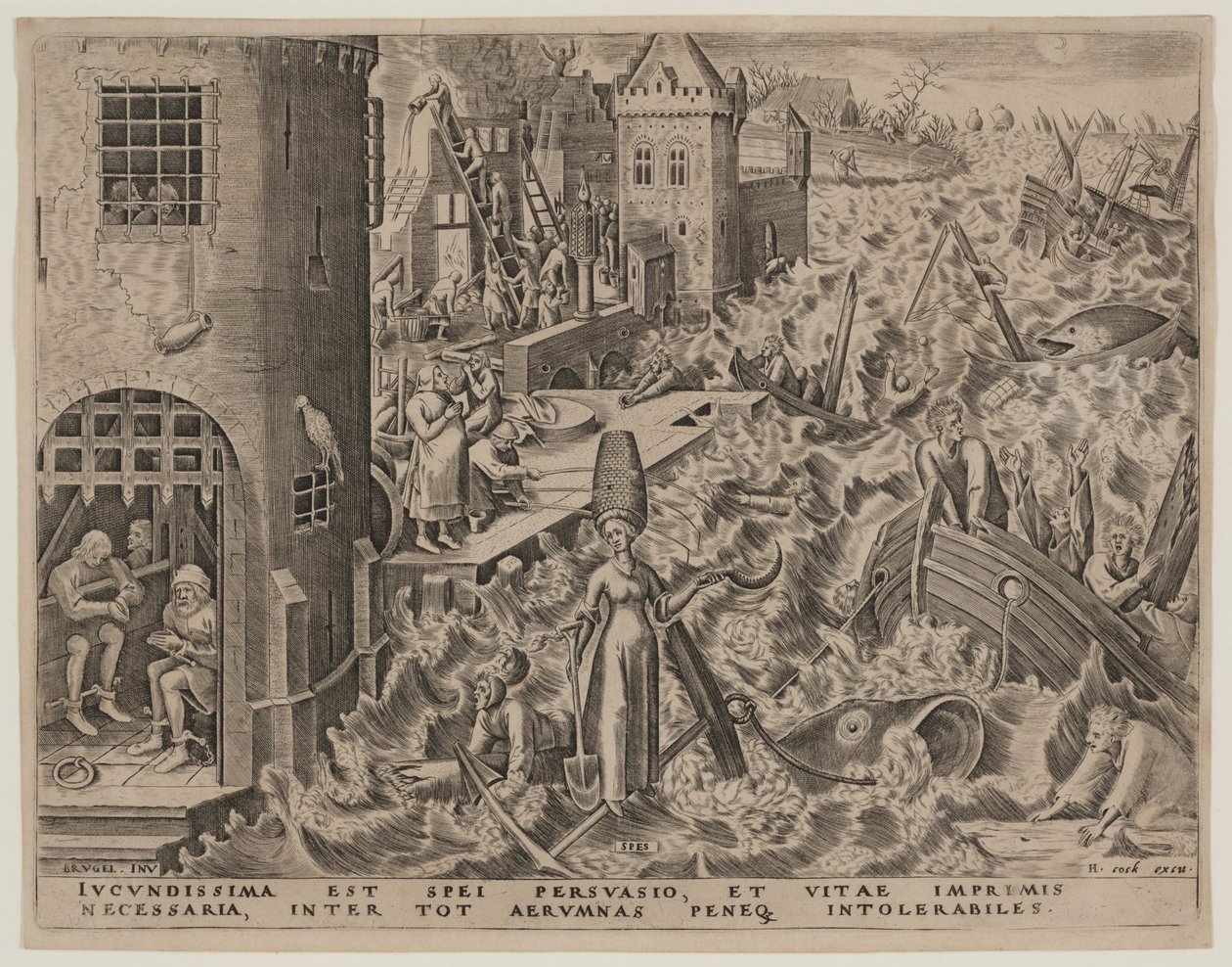 Hope (Spes) av Pieter Bruegel the Elder