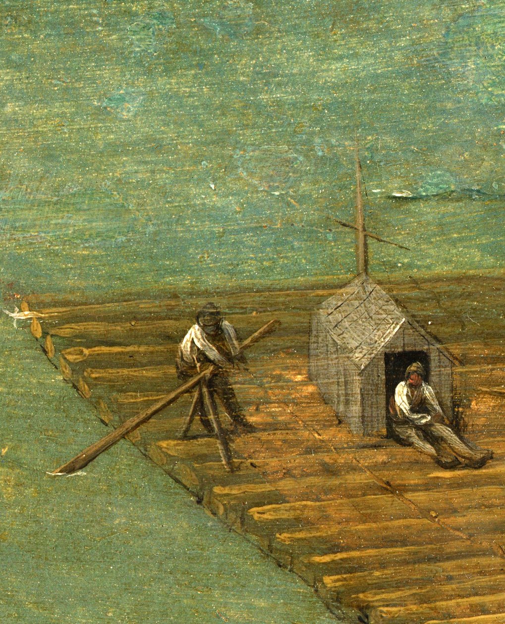 Detalj av flottan från Babels torn av Pieter the Elder Bruegel
