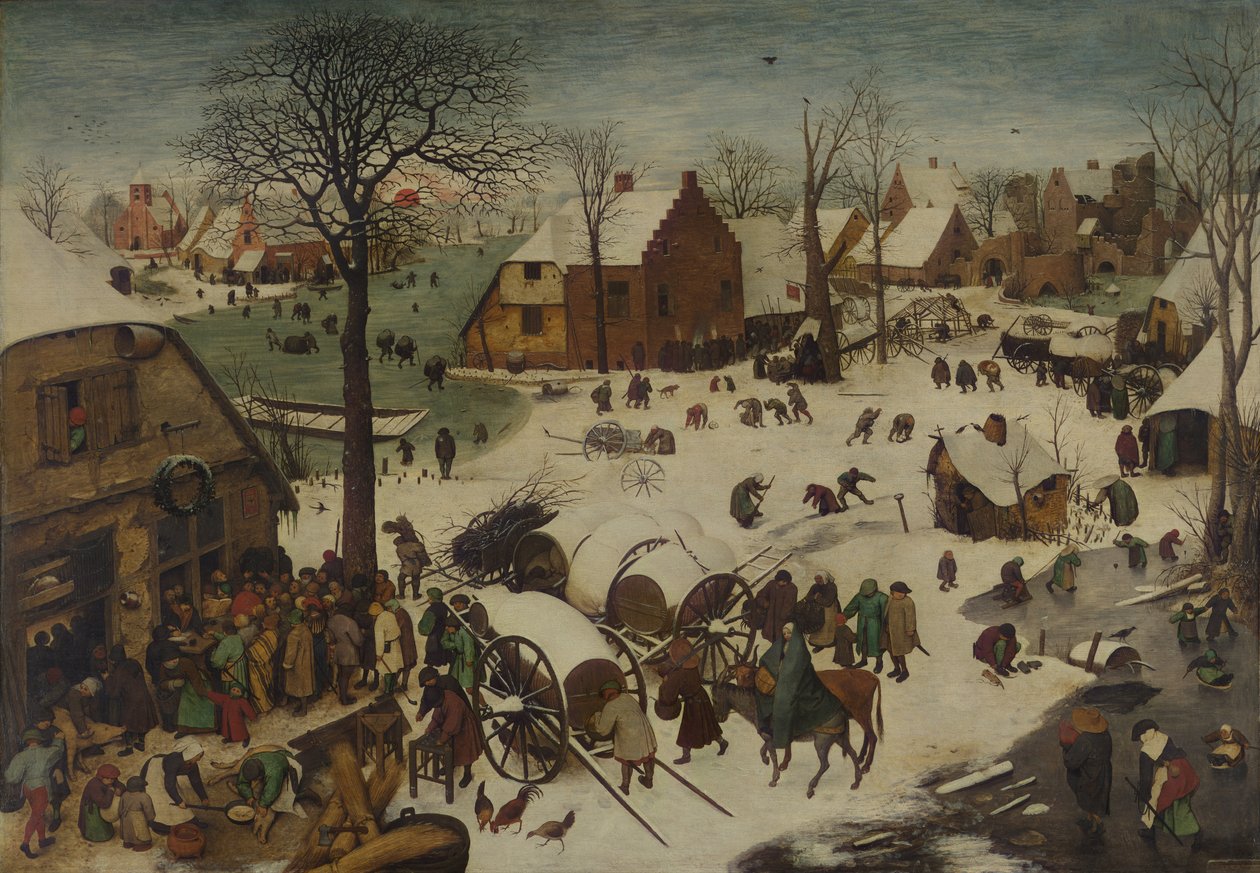 Folkräkningen i Betlehem av Pieter Bruegel the Elder