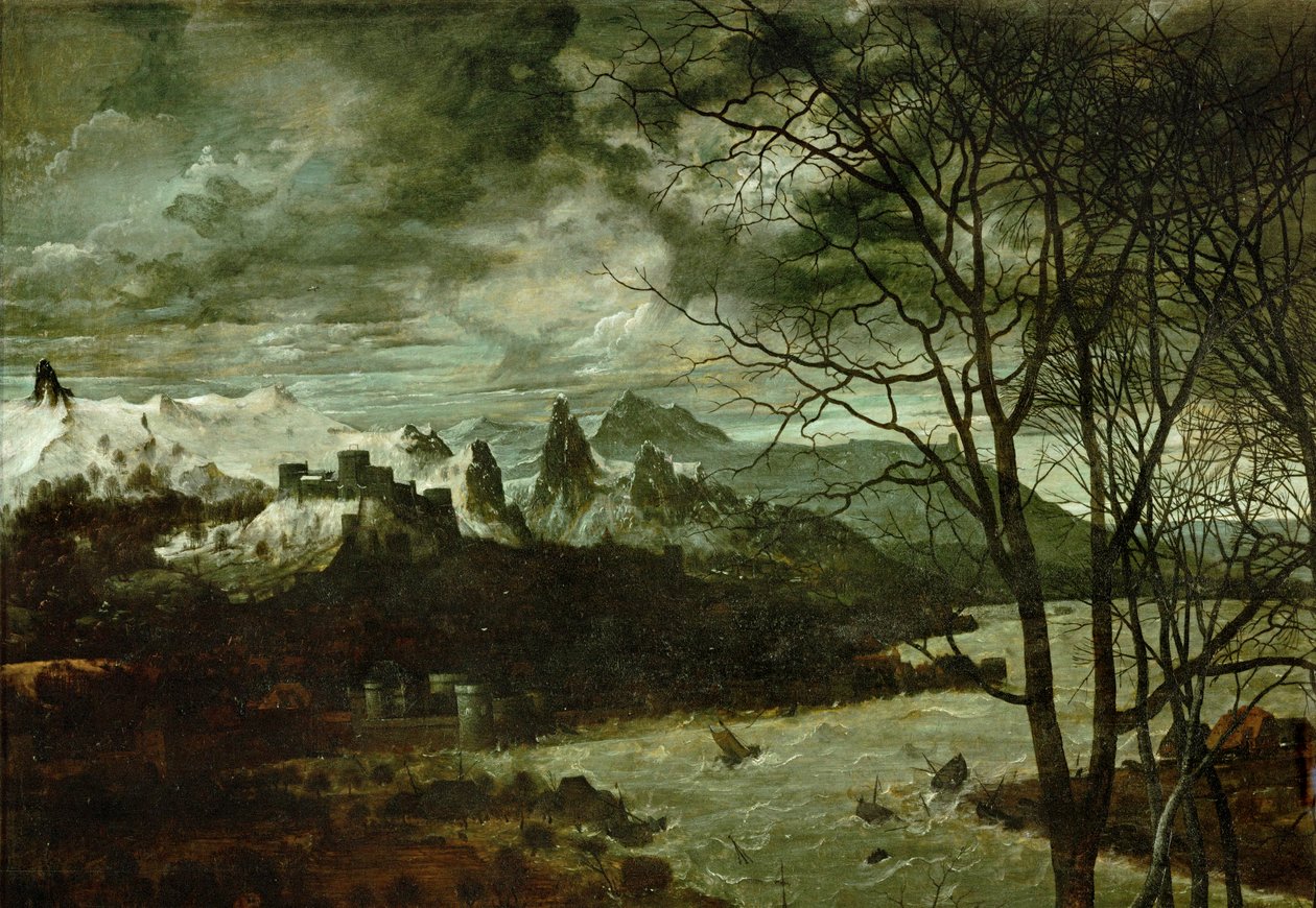 Den mörka dagen (målning) av Pieter the Elder Bruegel