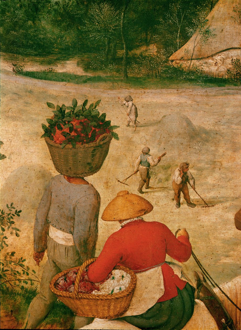 Höskörden ... (olja på ek) av Pieter the Elder Bruegel
