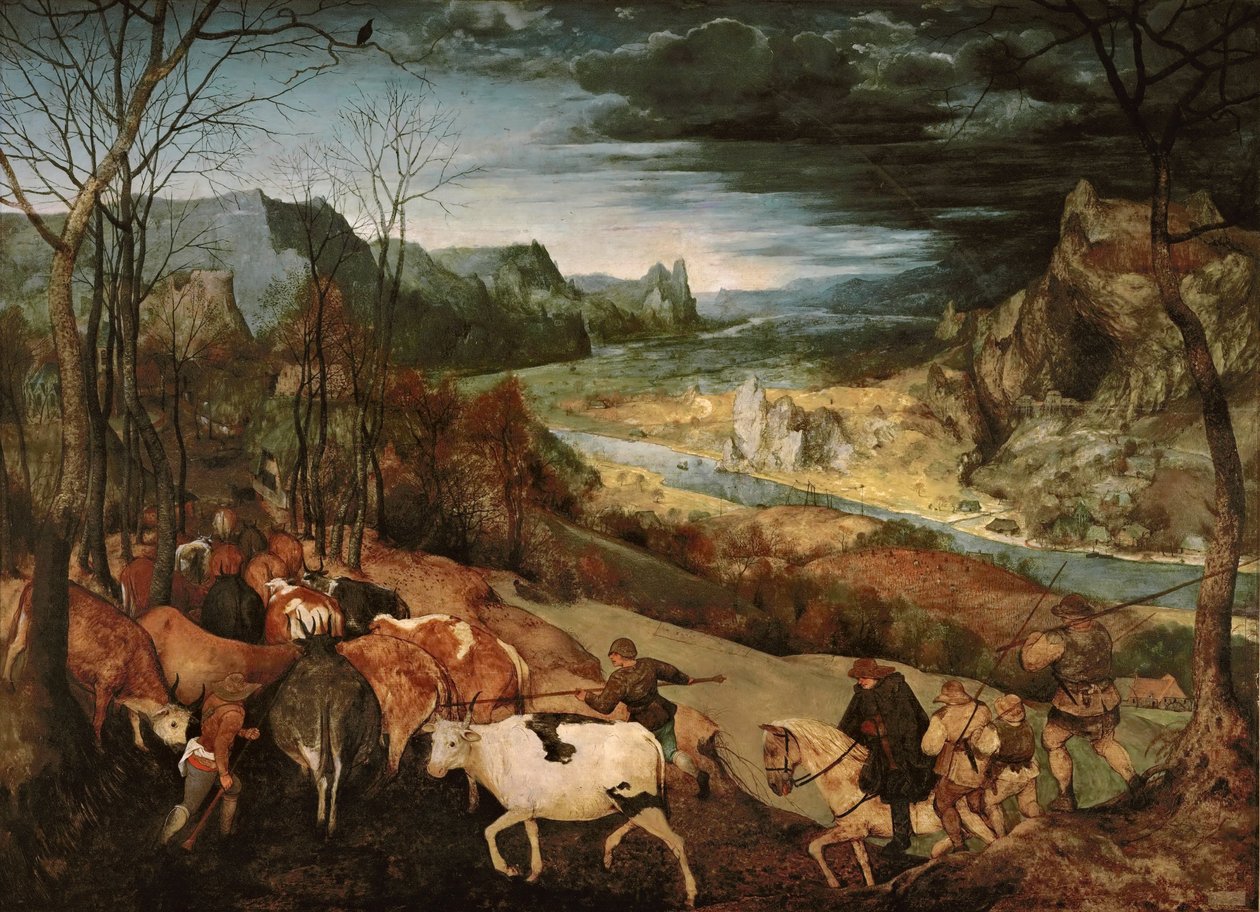 The Return of the Herd (Höst) av Pieter Bruegel the Elder