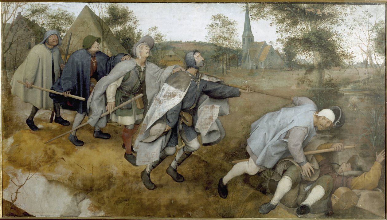 Liknelsen om de blinda - Målning av Pieter Bruegel the Elder