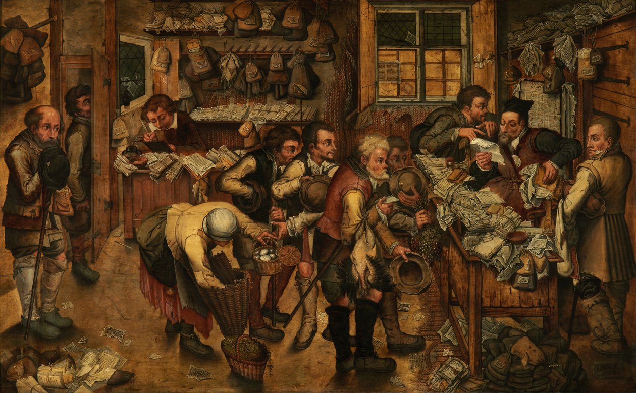 Bondeadvokaten (olja på panel) av Pieter the Younger (after) Brueghel