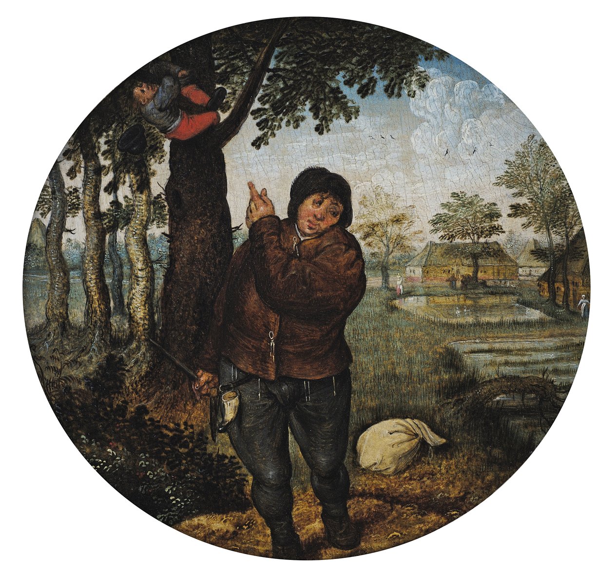 Att råna fågelboet av Pieter Brueghel the Younger