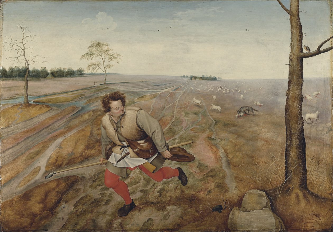 Den dåliga herden av Pieter Brueghel the Younger