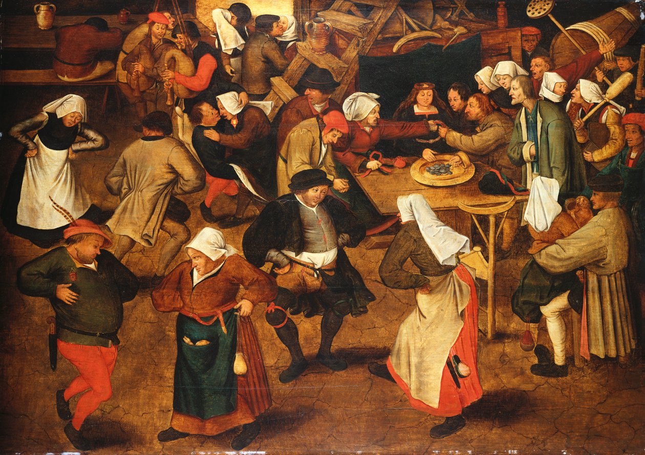 Bröllopsdansen av Pieter Brueghel the Younger