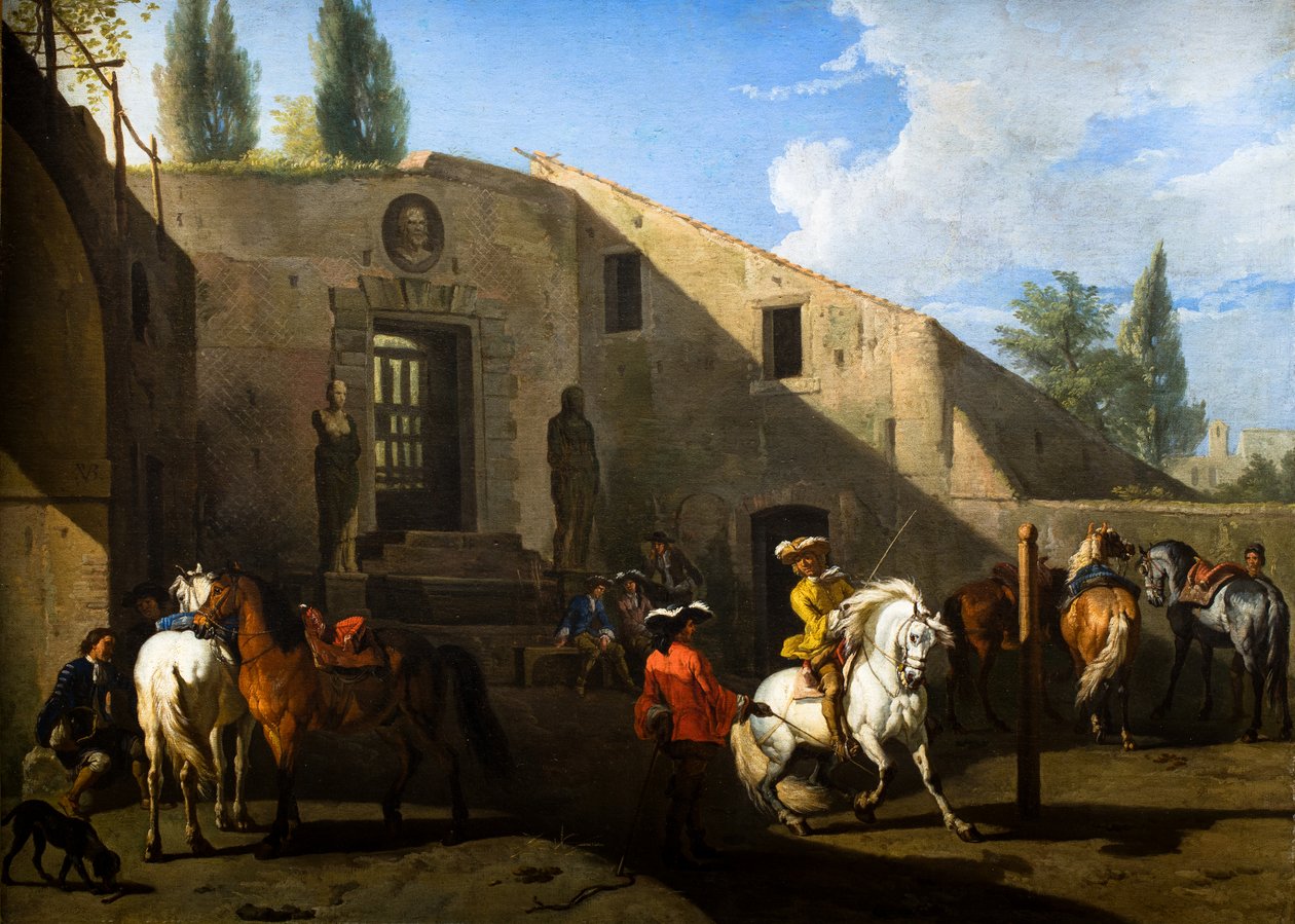 Manege av Pieter van Bloemen