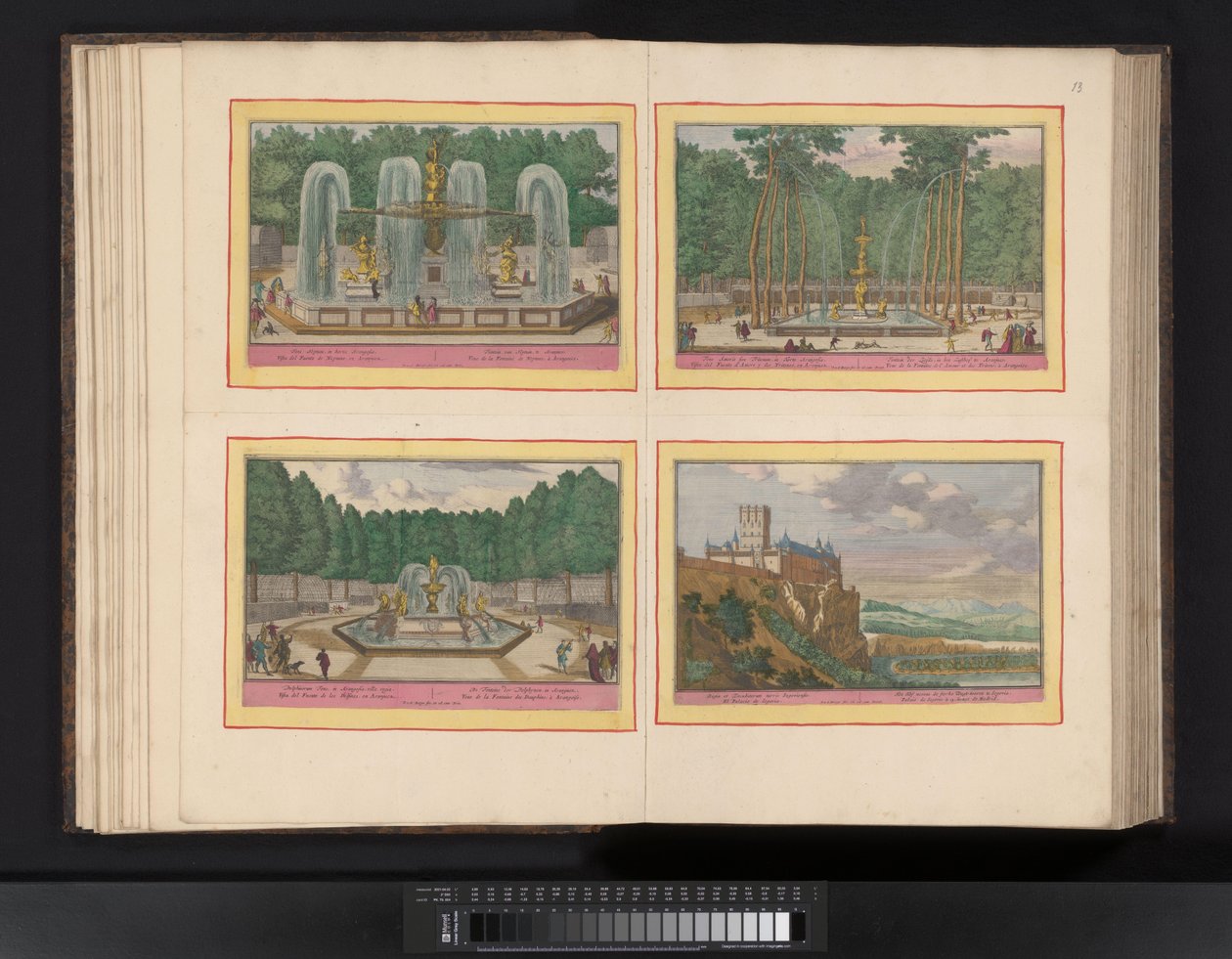 Karta av het beleg van Barcelona, ​​​​1706 Karta över staden Barcelona och Chateau de Mont Juy med Frankrikes armés tillvägagångssätt (...) (titel på objektet) av Pieter van Call (II)