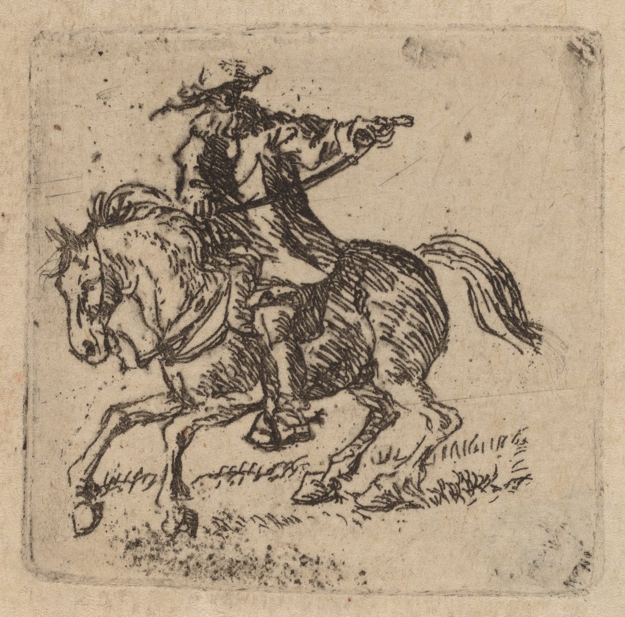 Ryttare av Pieter van Laer