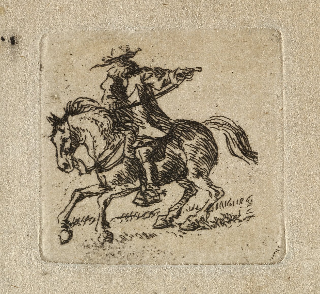 Ryttare av Pieter van Laer