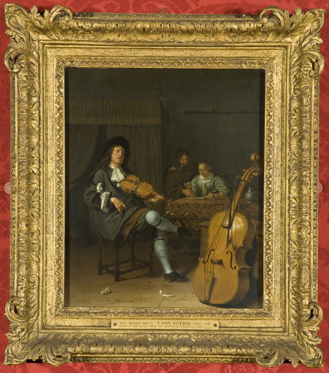 Musikfest, ca 1675 (olja på panel) av Pieter van Slingelandt