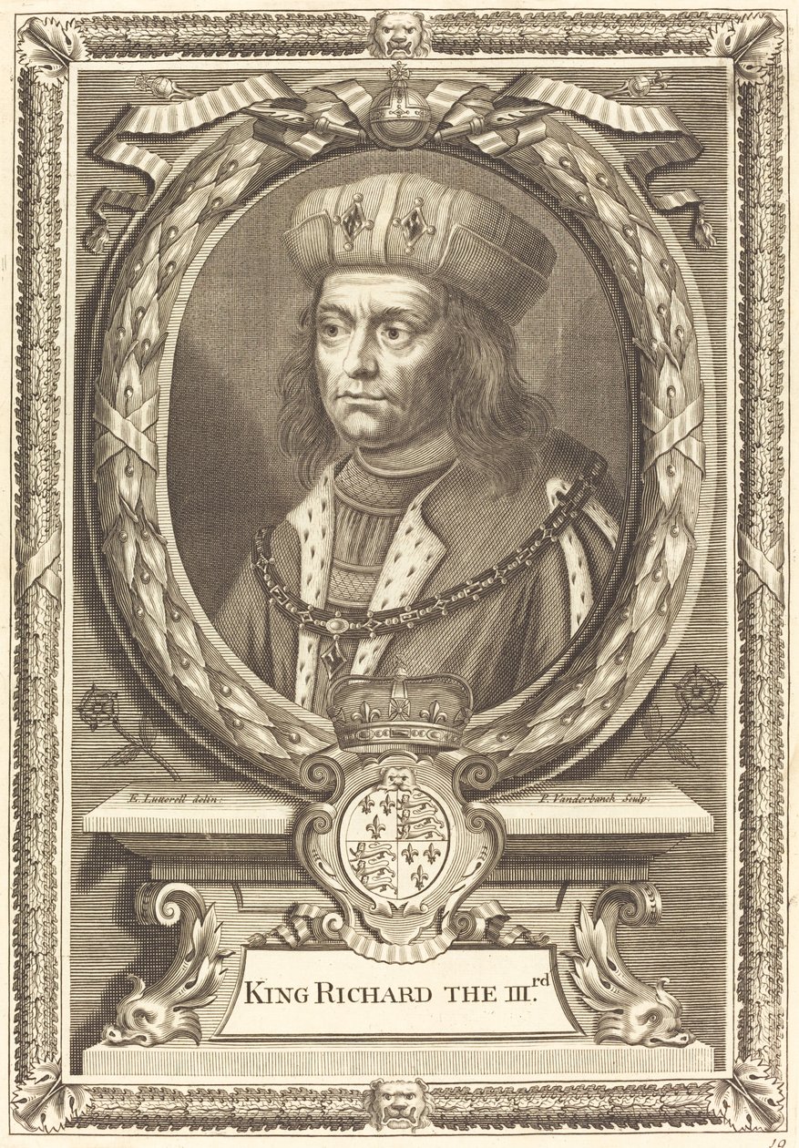 Kung Richard III av Pieter van der Banck after Edward Lutterell