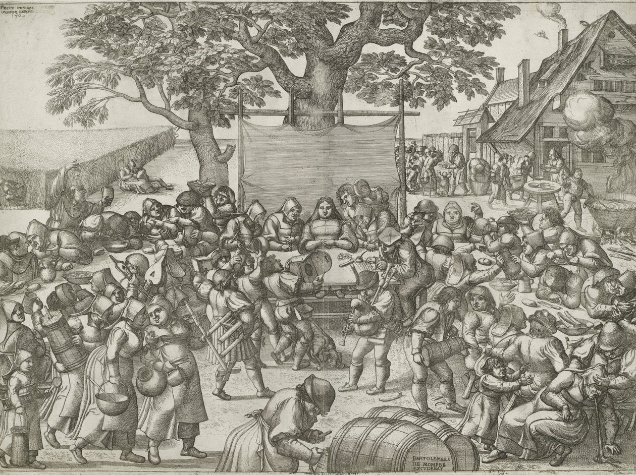 Bondens bröllop av Pieter van der Borcht (I)