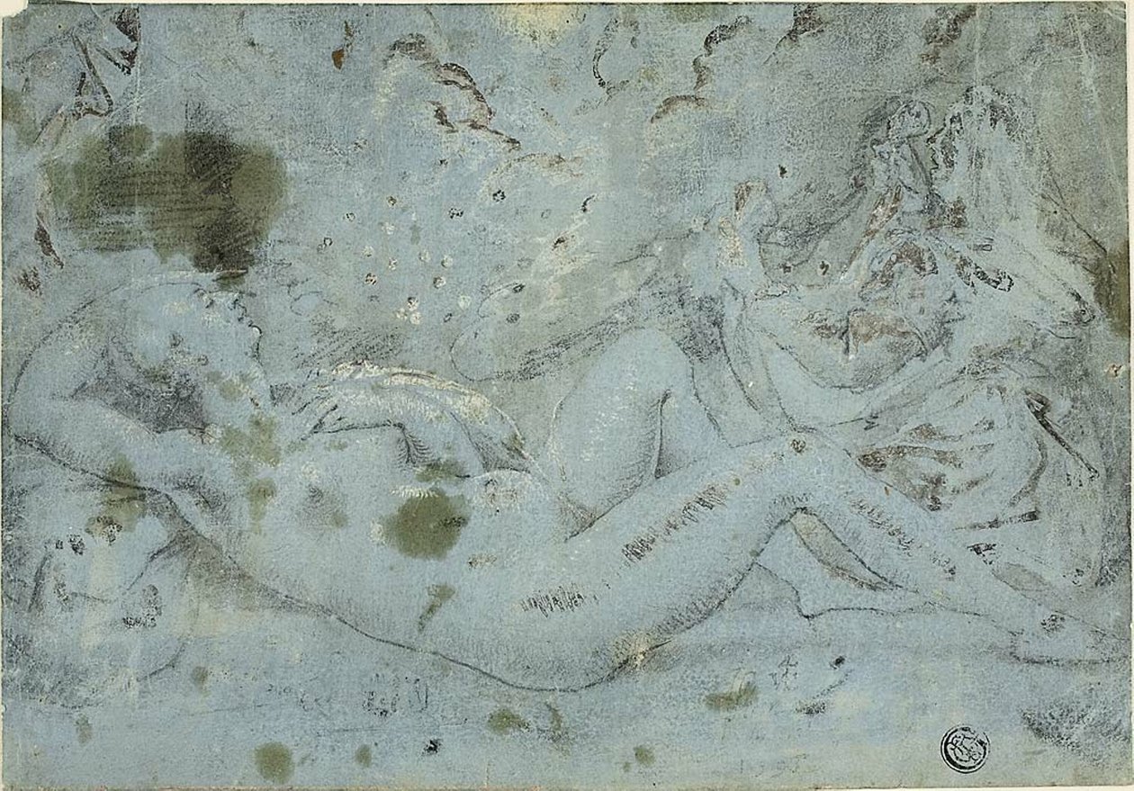 Danae och guldduschen av Pieter van der Heyden