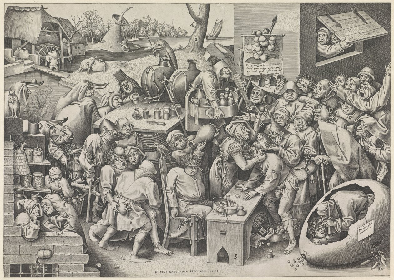 Stenhuggare eller häxan från Mallegem av Pieter van der Heyden