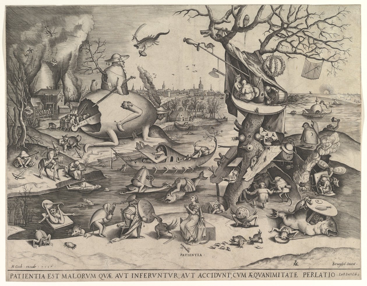 Tålamod Tålamod, 1557 av Pieter van der Heyden