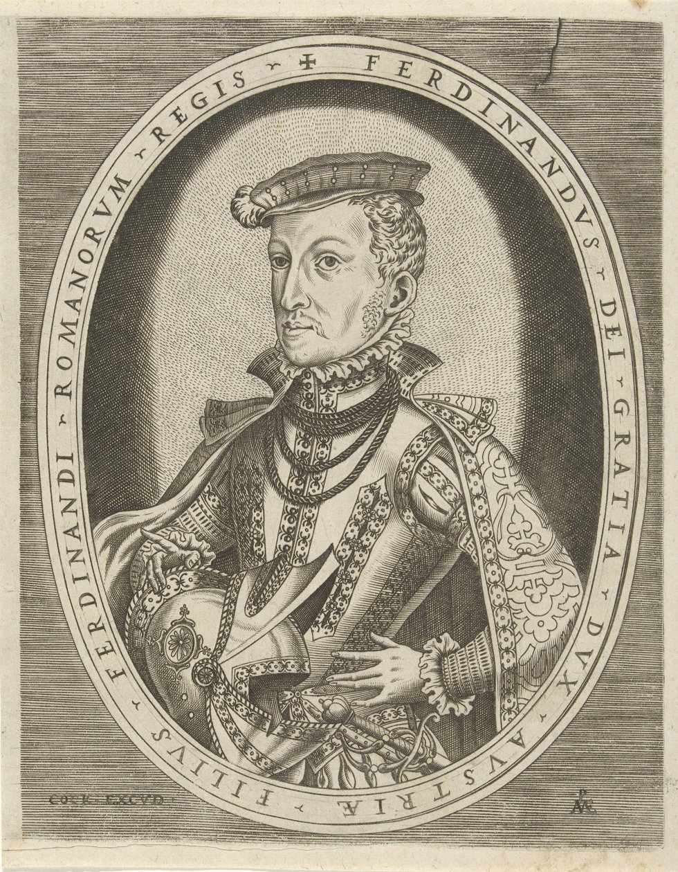 Porträtt av Ferdinand II av Tyrolen Porträtt av linjaler (serietitel) av Pieter van der Heyden