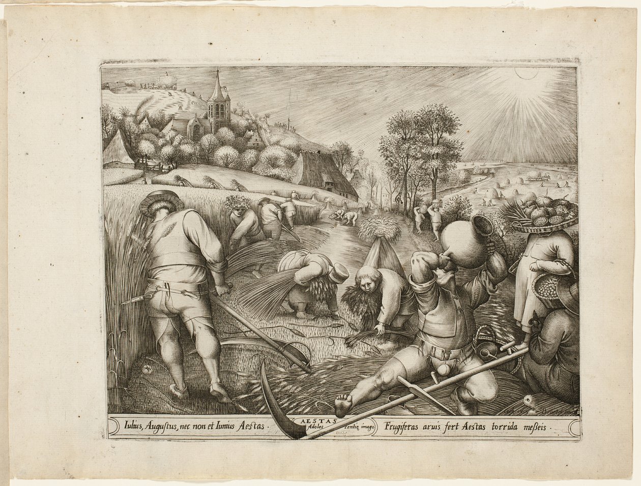 Sommar, från The Four Seasons av Pieter van der Heyden