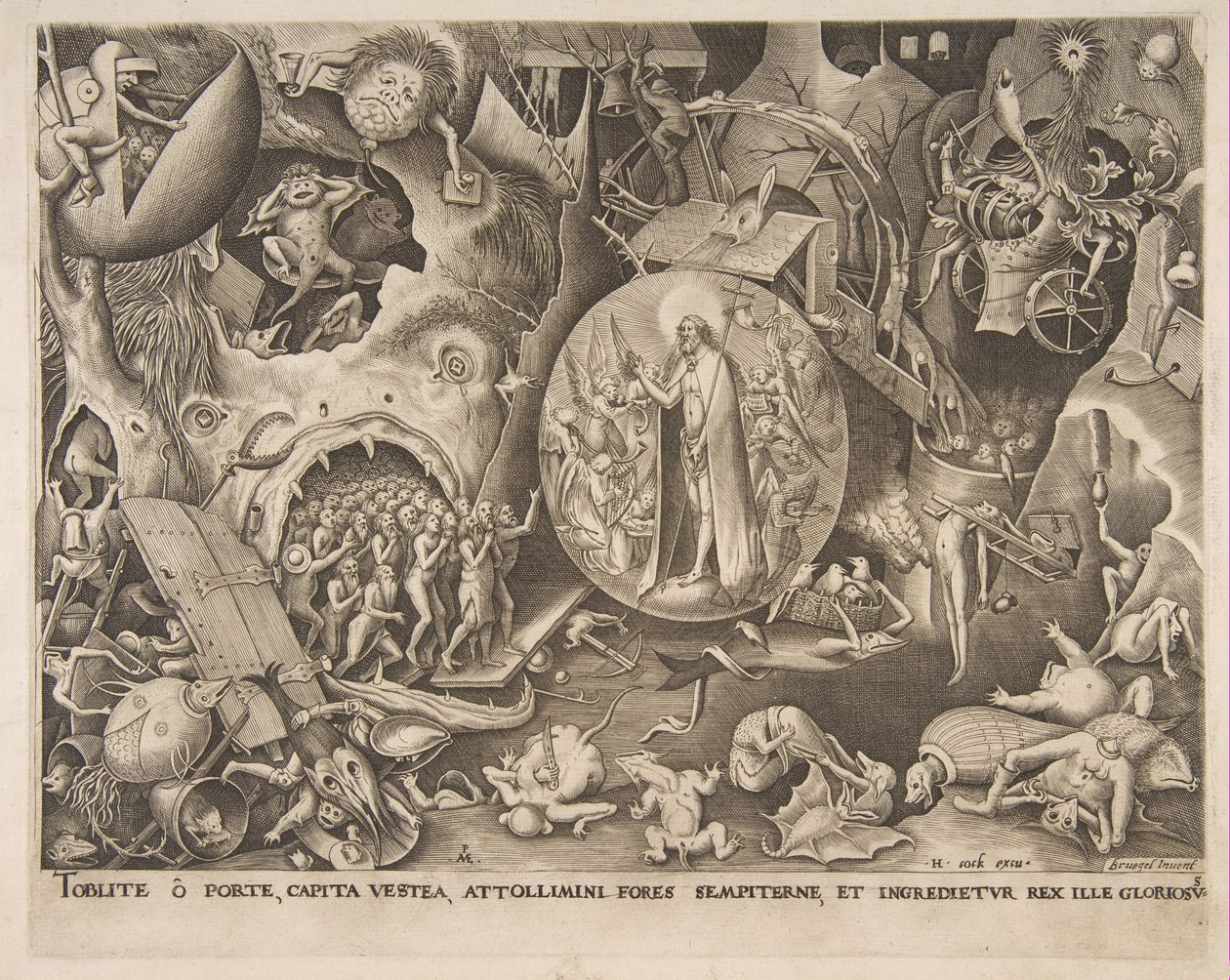 Kristi nedstigning i limbo, 1551. av Pieter van der Heyden